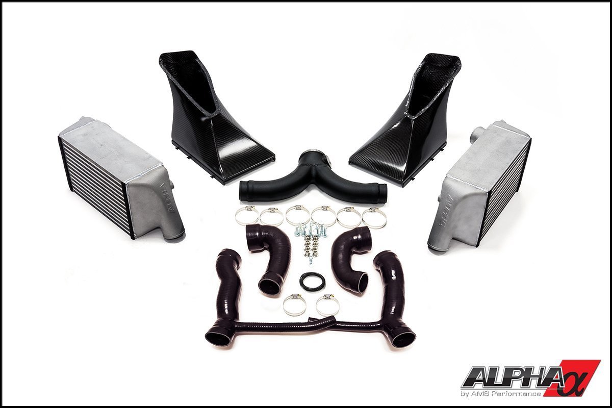 AMS Performance アルファ インタークーラーシステム | 2009-2012 Porsche 997.2TT (ALP.09.09.0002-2)
