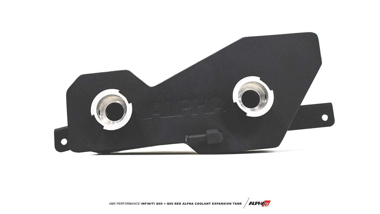 AMS Performance Red Alpha クーラント エキスパンションタンク | 2016-2024 Infiniti Q50/Q60 3.0T (ALP.28.02.0001-1)