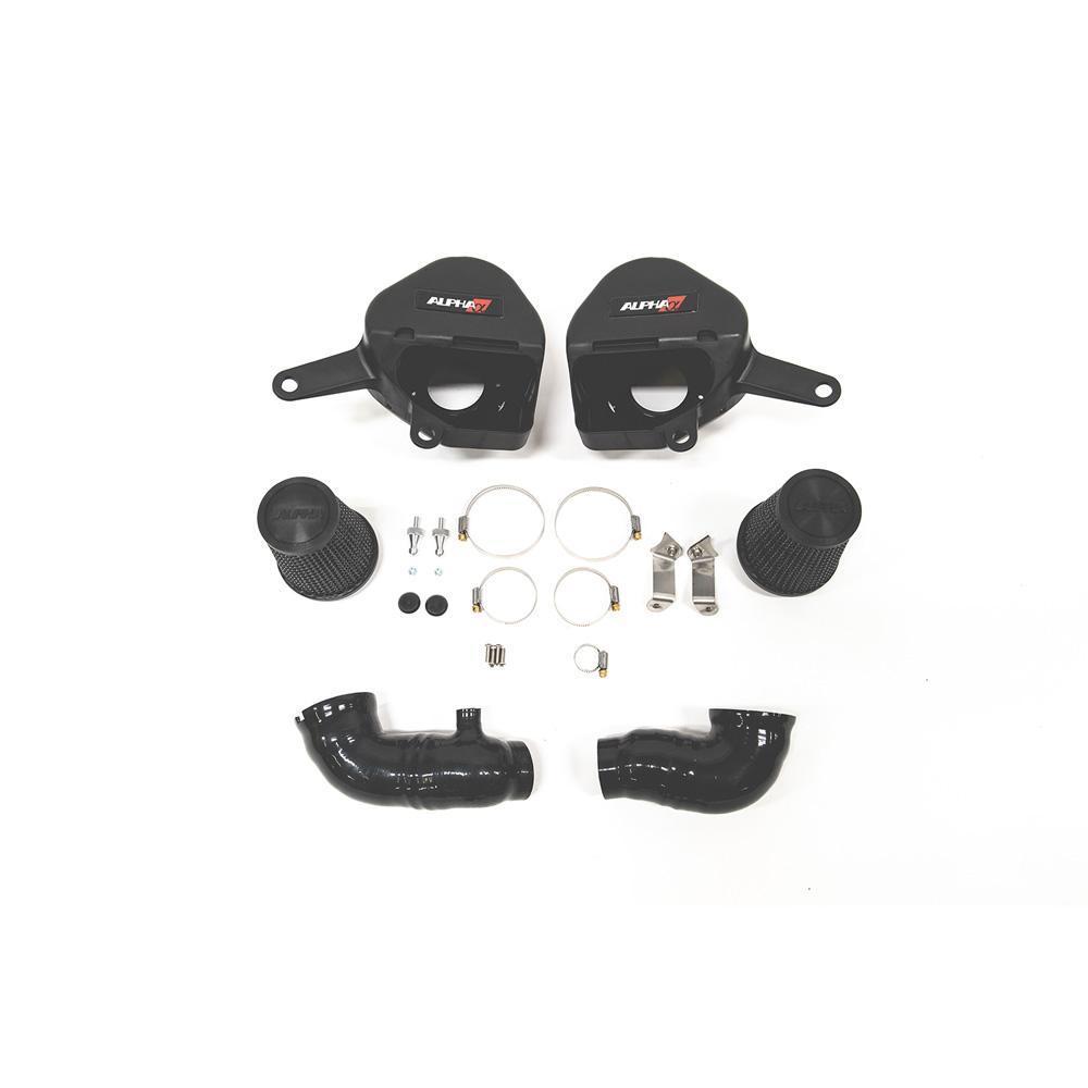 AMS Performance Red Alpha コールドエアインテーク | 2016-2024 Infiniti Q50 / Q60 VR30DETT (ALP.28.08.0001-1)