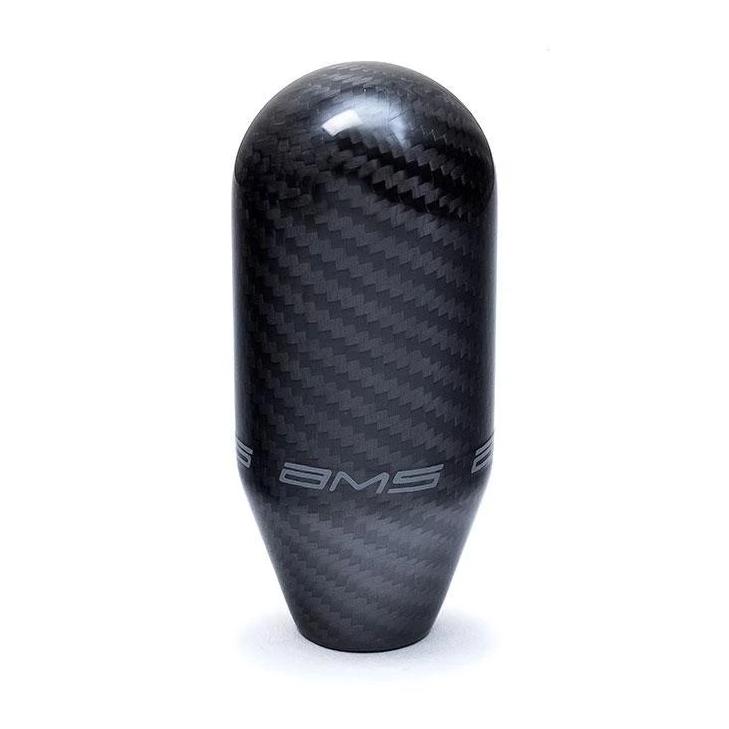 AMS Performance ハイクオリティカーボンファイバーシフトノブ｜1996-2015 三菱 ランサーエボリューション IV～X対応 (AMS.01.06.0106-1)