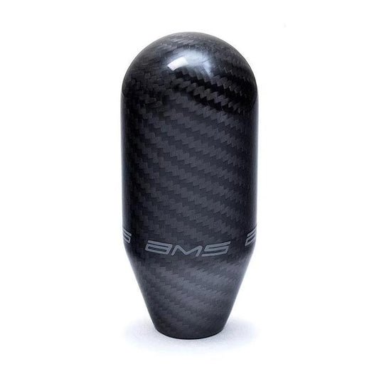 AMS Performance ハイクオリティカーボンファイバーシフトノブ｜1996-2015 三菱 ランサーエボリューション IV～X対応 (AMS.01.06.0106-1)