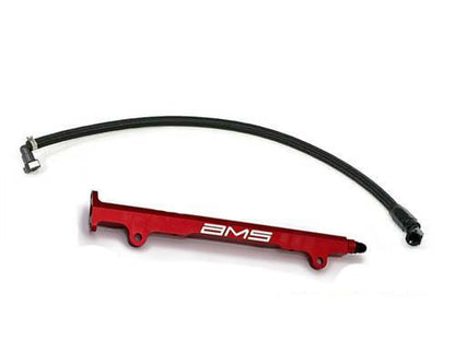AMS Performance Fuel Rail Kit - Red | 2007-2015 Mitsubishi Evolution EVO X (AMS.04.07.0006-1) - Modern Automotive Performance
 - 1