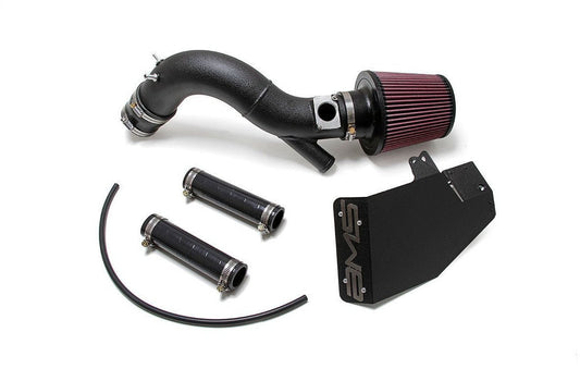 AMS Performance インテーク + ブリーダーホース - ブラック | 2008-2015 三菱 EVO X (AMS.04.08.0002-2)
