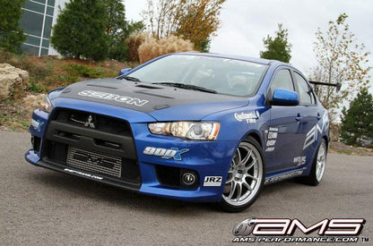 AMS Performance フロントマウントインタークーラー（ステンシル付き）｜2008-2015 三菱 エボリューション X (AMS.04.09.0001-1)