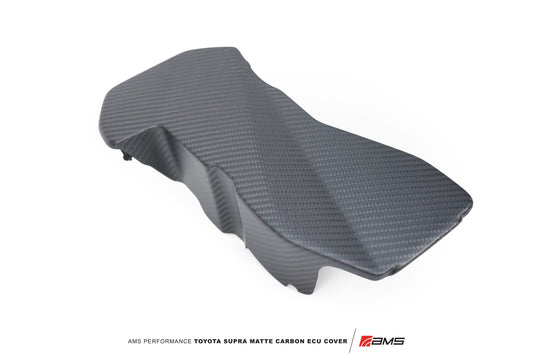 AMS Performance カーボンファイバー エンジンマネジメントカバー | 2020-2026 Toyota Supra 3.0L (AMS.38.06.0003-1)
