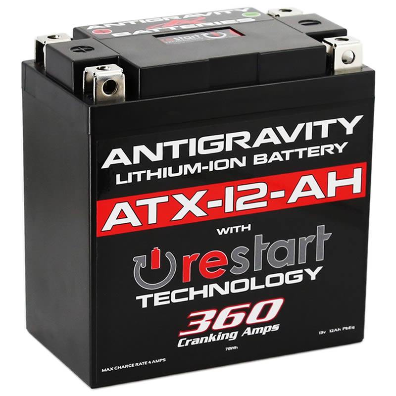 再起動機能付きアンチグラビティ YTX12B-BS リチウム バッテリー (AG-ATX12-AH-RS)