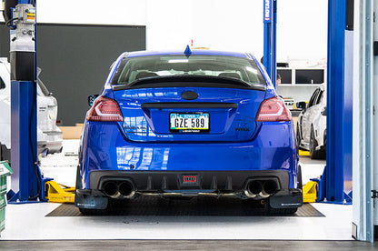 OLM Vスタイル カーボンファイバー トランクスポイラー - 2015年以降 WRX/STI