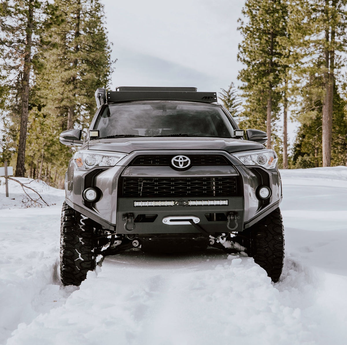 All-Pro Off-Road 2014年以降 4ランナー用 ロープロファイルフロントバンパー サイドサポート