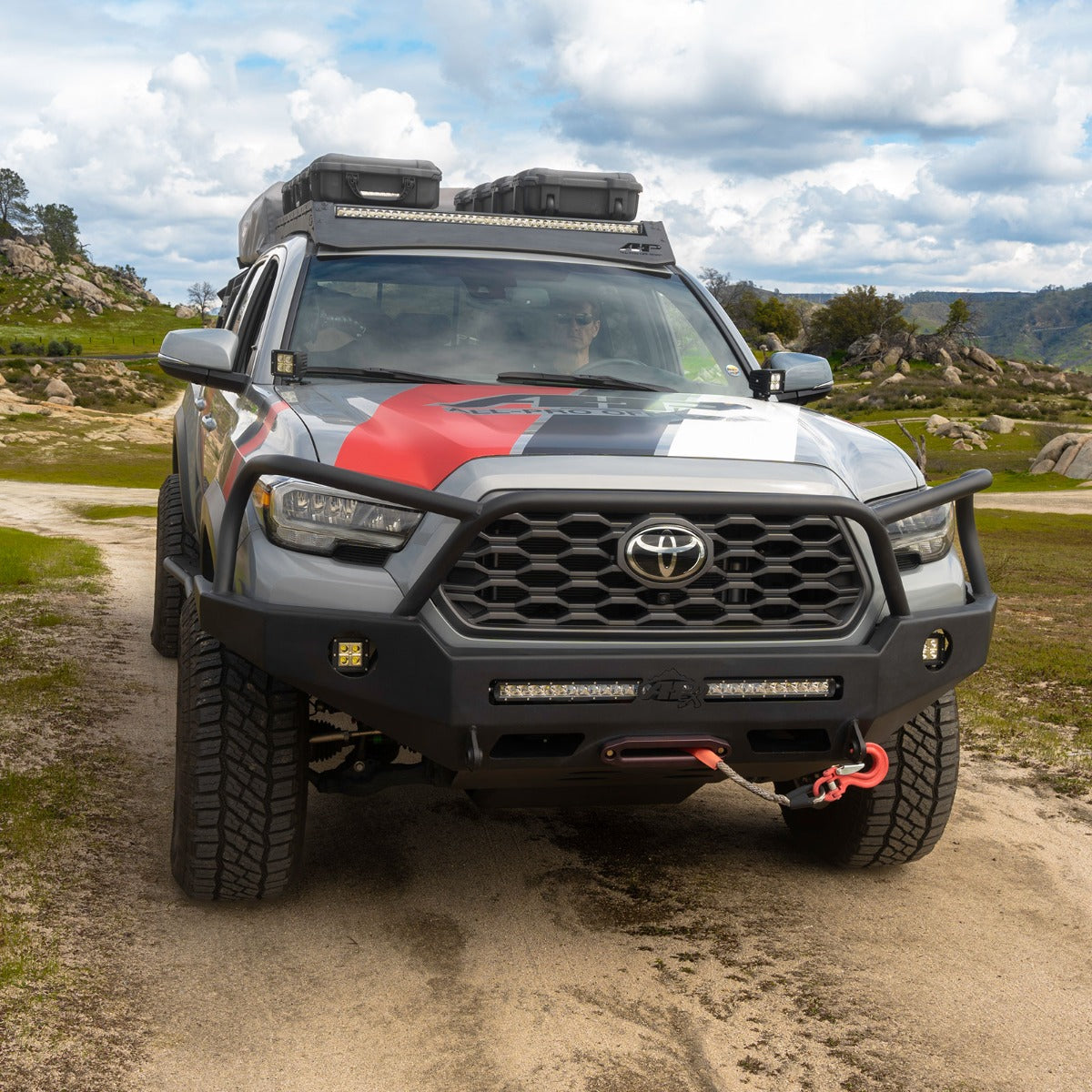 All-Pro Off-Road タコマ用 APEXG3N スチール フロントバンパー（2016年〜）