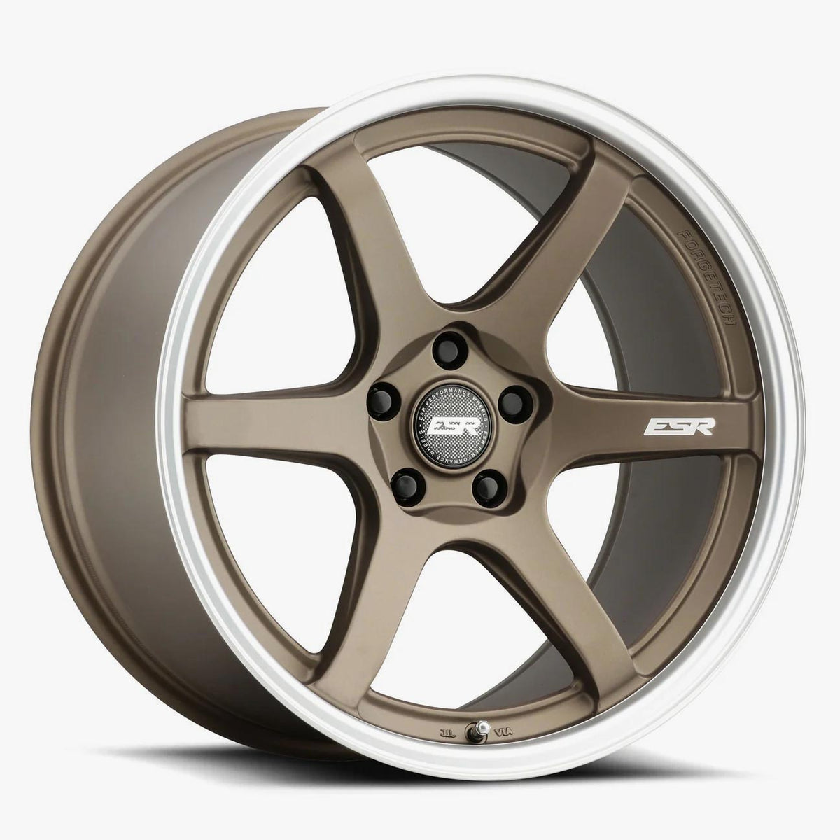 ESR APX6 マットブロンズ マシンドリップ ホイール(1本)| 18インチ