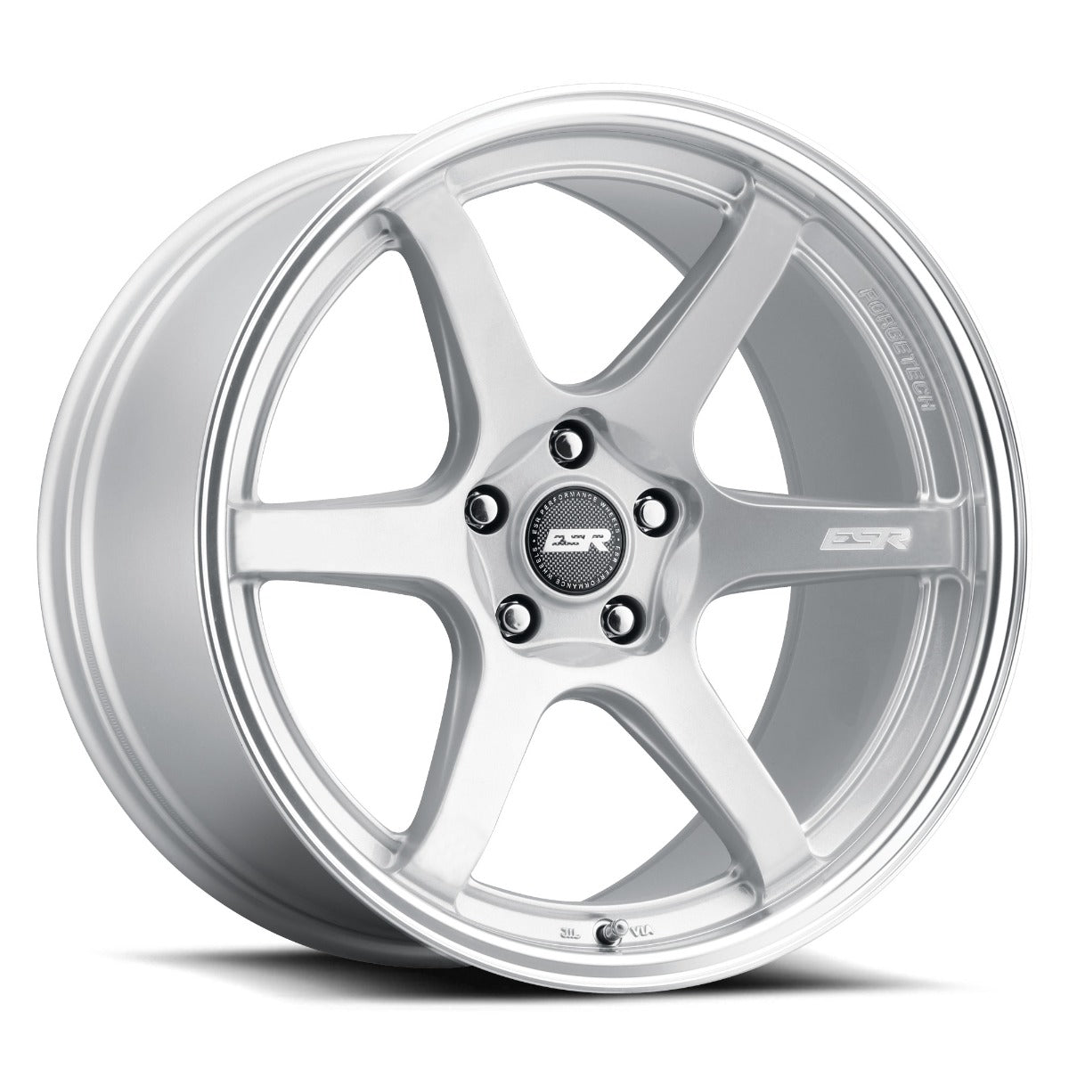 ESR APX6 ハイパーシルバー マシンドリップ ホイール(1本)| 18〜19インチ