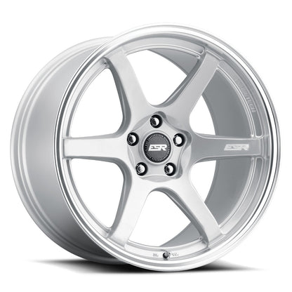 ESR APX6 ハイパーシルバー マシンドリップ ホイール(1本)| 18〜19インチ