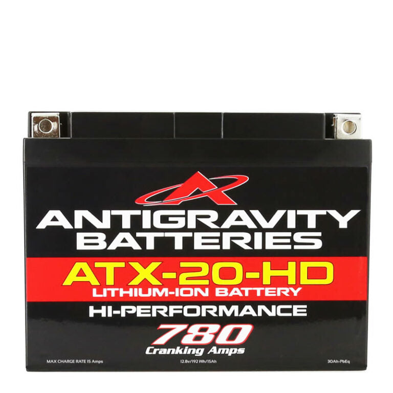 アンチグラビティ 2輪車/パワースポーツ用 YTX20互換 ハイパワーリチウムバッテリー (AG-ATX20-HD)