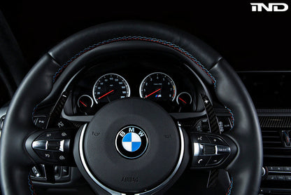 AutoTecknic f chassis dry carbon shift paddle set dct - iND Distribution