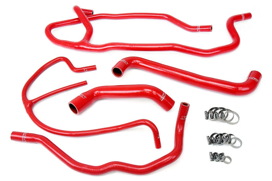 HPS シリコン ホース キット - ラジエーターおよびヒーター ホース 57-1277-RED
