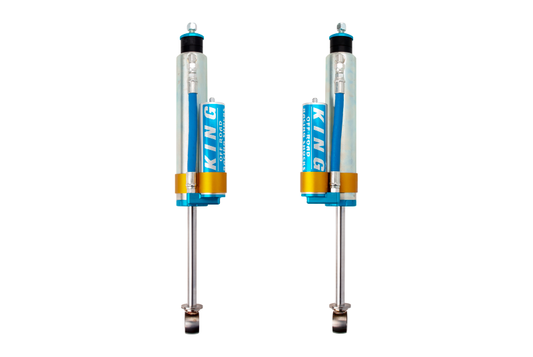 King Shocks 96-02 トヨタ 4Runner リア 2.5インチ径 ピギーホースリザーバー（ペア）