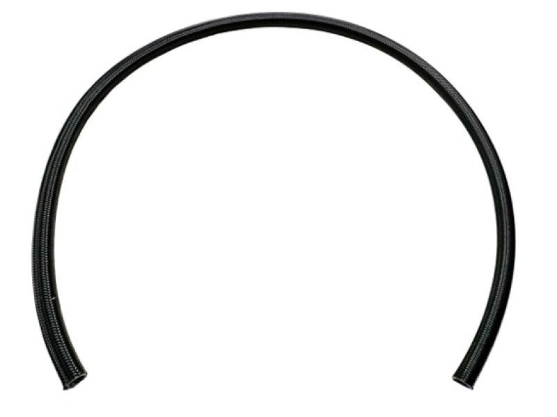 Fuelab ブラックナイロン ステンレスメッシュPTFEホース - 10AN - 10フィート（約3.05m）