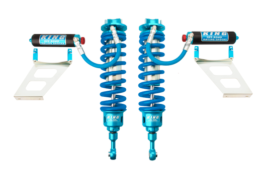 King Shocks 2007年以降 トヨタ タンドラ フロント ステージ3 レースキット 直径3.0インチ（約76.2mm） リモートリザーバー付コイルオーバー 調整機能付き（ペア）