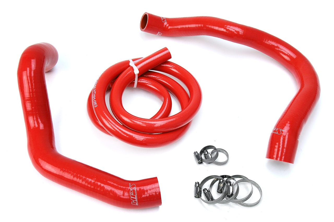 HPS シリコン ホース キット - ラジエーターおよびヒーター ホース 57-1338-RED