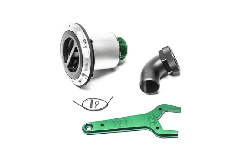 Radium Engineering リモートマウント ベント付 スタンダードフィラー 1.5インチ エルボー