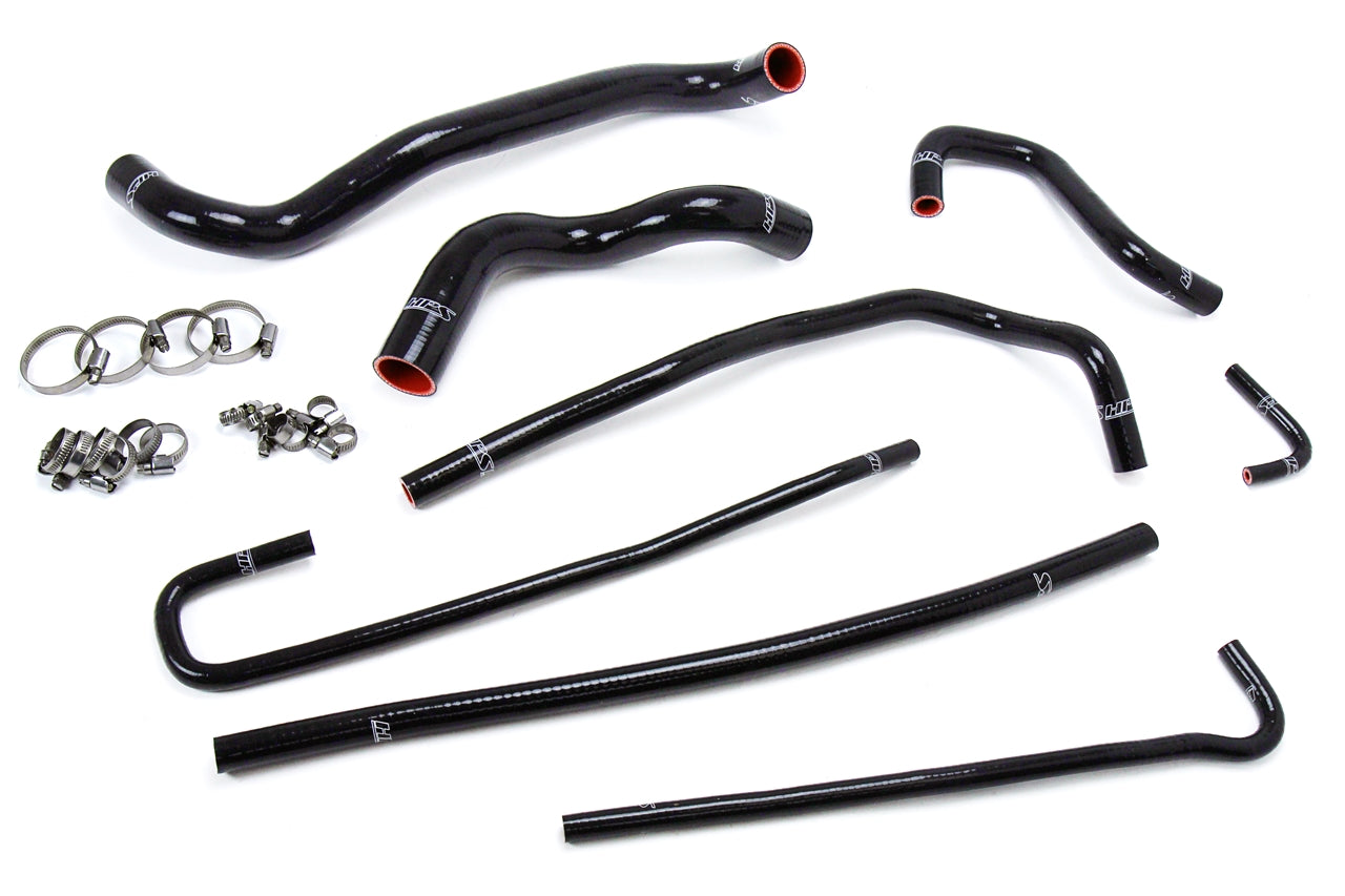 HPS シリコン ホース キット - ラジエーターおよびヒーター ホース 57-1316-BLK