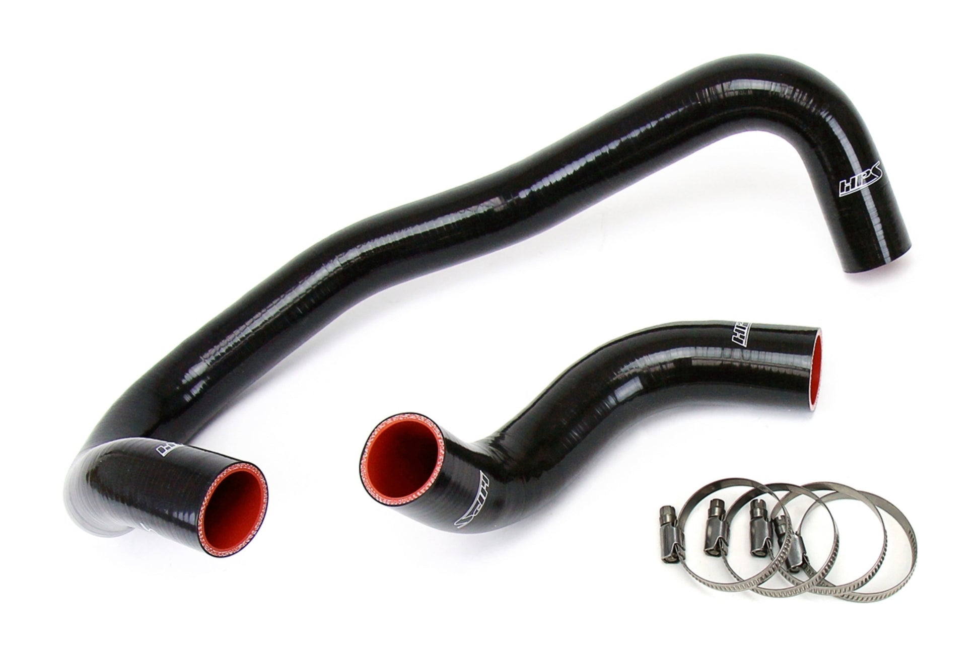 HPS シリコン ホース キット - ラジエーター ホース 57-1327R-BLK