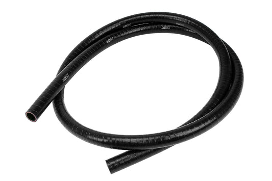 HPS 3/4インチ (19mm)、FKM耐油性 耐高温強化シリコンホース、長さ5フィート、ブラック