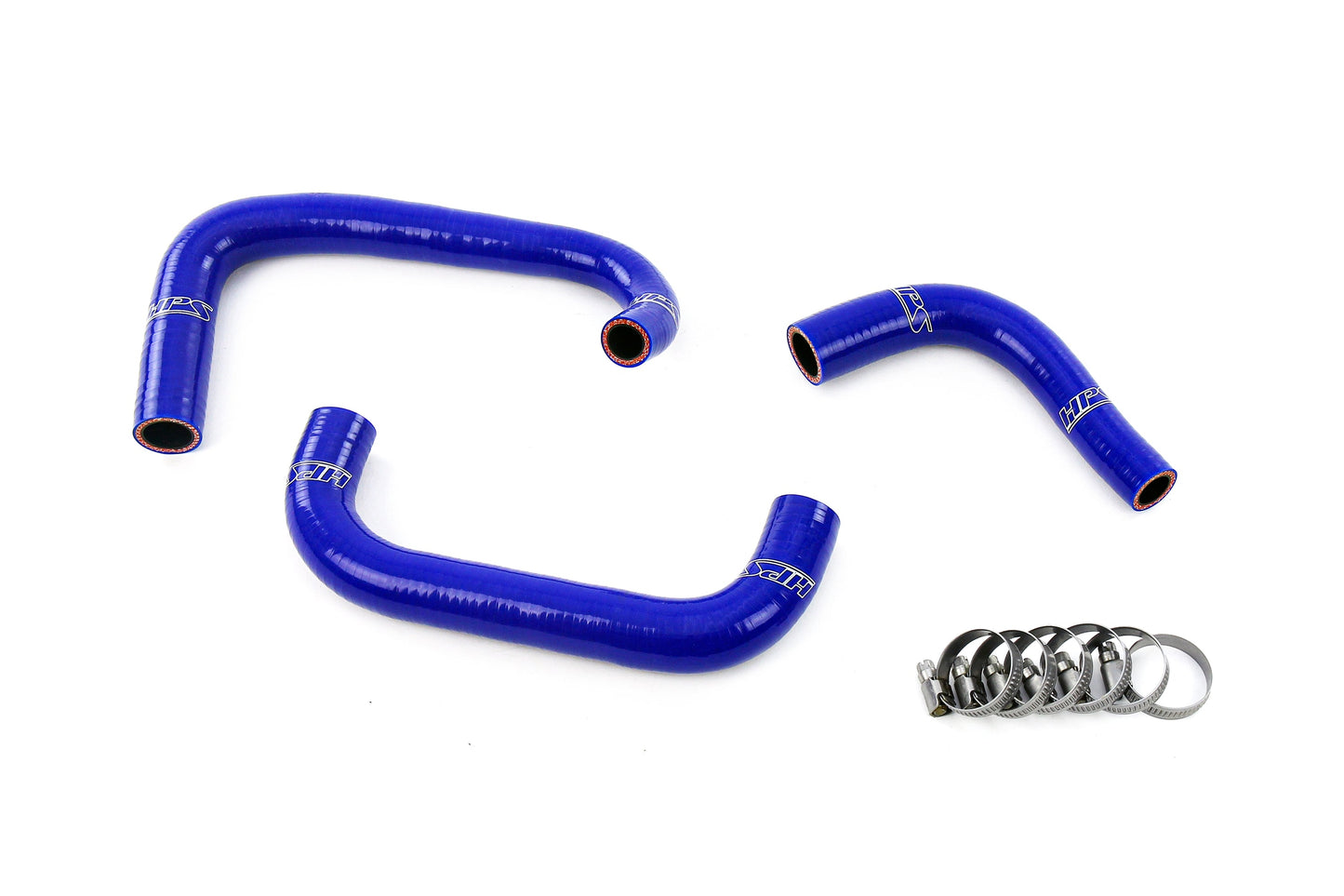 HPS ブルー シリコン ブリーザー ホース キット - 1995-1998 日産 BCNR33 スカイライン GT-R RB26DETT(57-2100-BLUE)