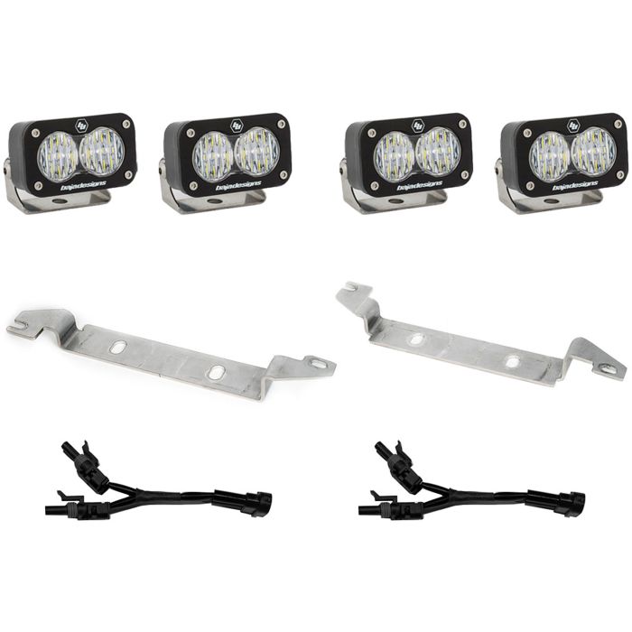 Baja Designs S2 Sport Dual Fog Pocket Light Kit 3rd Gen Toyota Tundra 2022-Current