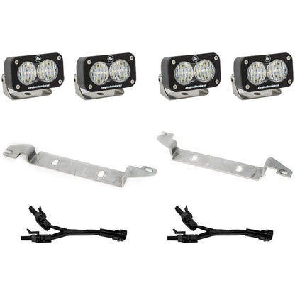 Baja Designs S2 Sport Dual Fog Pocket Light Kit 3rd Gen Toyota Tundra 2022-Current