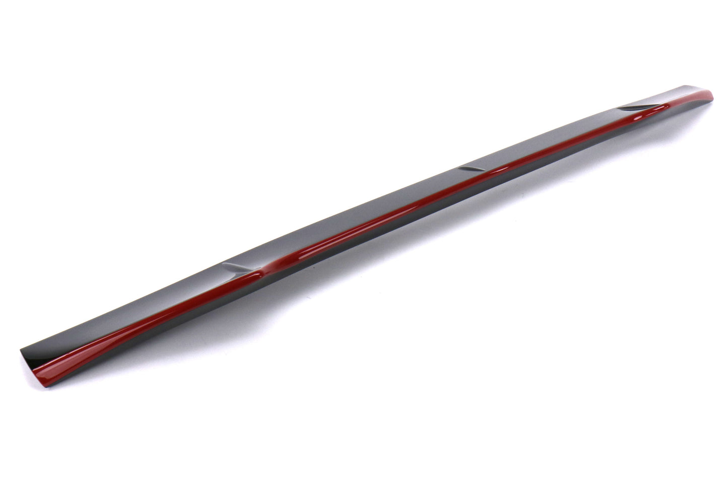 OLM RSスタイル レッドライン ガーニーフラップ for STIスポイラー - 2015-2021 スバル WRX / STI