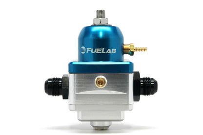 Fuelab 529 電子式 インジェクション用 アジャスタブル燃圧レギュレーター (1) -6AN イン (1) -6ANリターン - ブルー