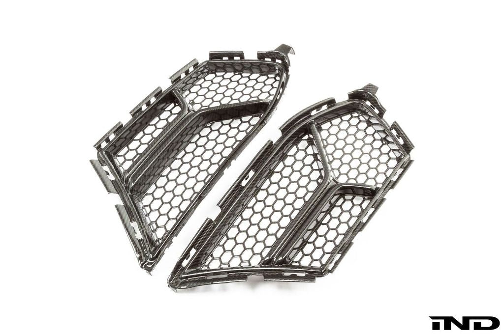 AutoTecknic G8X M3 / M4 ドライカーボン Corsa フロントバンパー ロワーベントセット