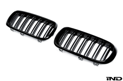 AutoTecknic f15 x5 f16 x6 double slat front grille set - iND Distribution