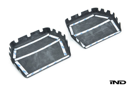 iND f80 m3 f82 m4 painted dry carbon fiber seat back cover set - iND Distribution