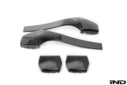 AutoTecknic f80 m3 f82 m4 dry carbon seat back cover set - iND Distribution