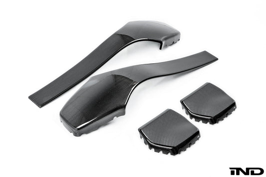AutoTecknic f80 m3 f82 m4 dry carbon seat back cover set - iND Distribution