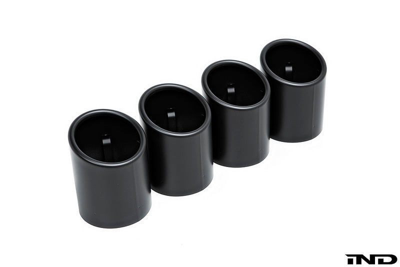 BMW f90 m5 matte black exhaust tips - iND Distribution