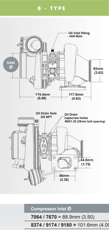 Borg Warner .74mm EFR タービン ハウジング (12741008000)