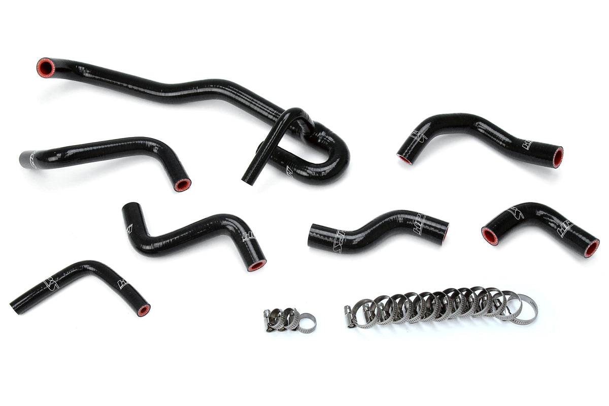 HPS シリコン ホース キット - ヒーター ホース 57-2190-BLK