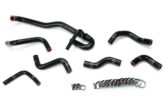 HPS シリコン ホース キット - ヒーター ホース 57-2190-BLK
