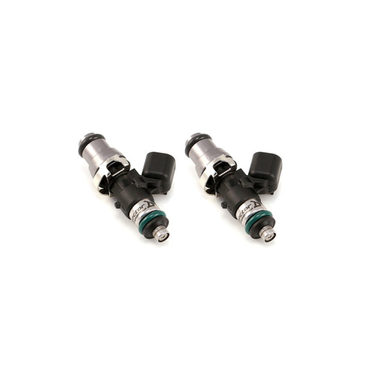 Injector Dynamics 2600-XDS インジェクター - 2008年 Can Am Outlander ATV 1000ccエンジン用 - 14mmグレーアダプタートップ（セット2）