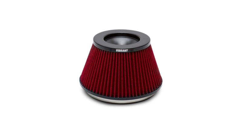 Vibrant The Classic パフォーマンスエアフィルター コーン外径5インチ(約127mm) x 高さ3.625インチ(約92mm) x 内径6インチ(約152mm) ベルマウス ファンネル(10950-52)用