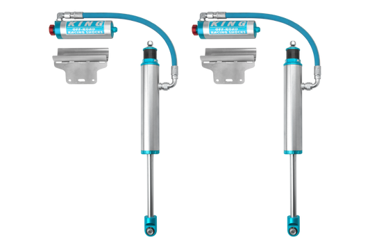 King Shocks 2005年以降 トヨタ タコマ（6穴）リア 2.5インチ（約63.5mm）直径 リモートリザーバーショック アジャスター付き（ペア）