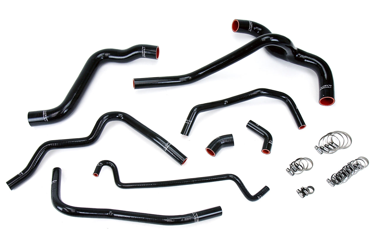 HPS シリコン ホース キット - ラジエーターおよびヒーター ホース 57-1400-BLK