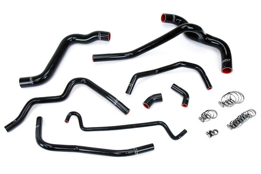 HPS シリコン ホース キット - ラジエーターおよびヒーター ホース 57-1400-BLK