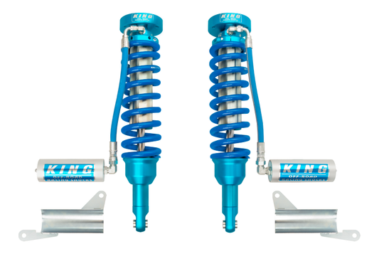 King Shocks 2010年以降 トヨタ 4Runner KDSS装着車用 フロント 2.5インチ（約63.5mm）径 リモートリザーバー コイルオーバー（ペア）