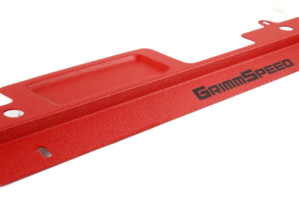 GrimmSpeed ツールトレイ付きラジエーターシュラウド レッド | スバル 2002-2007年 インプレッサ / WRX / 2004-2007年 STI