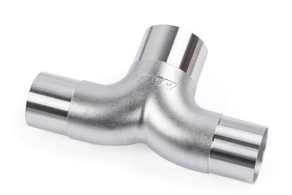 APR 鋳造 T304 ステンレス製 Tスプリッター - 76mm からデュアル 63.5mm (3インチからデュアル 2.5インチ)