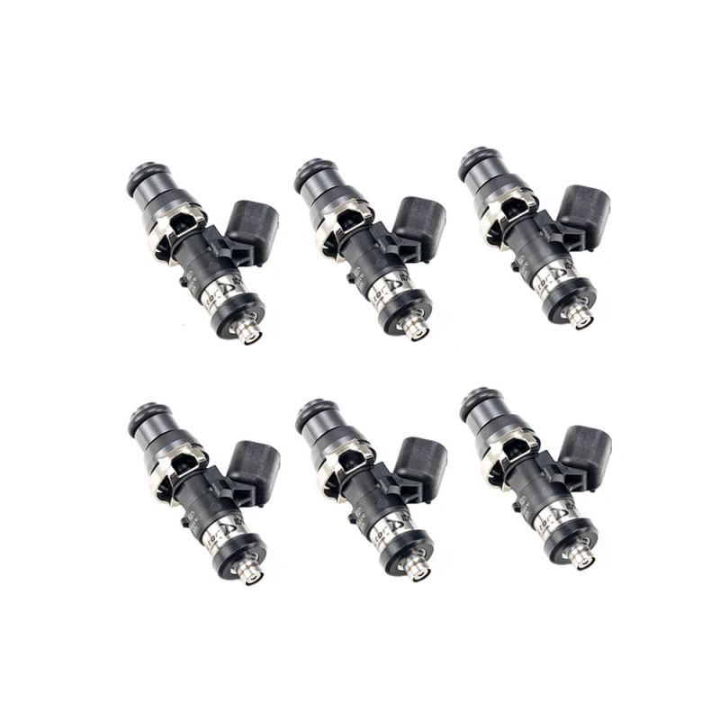 Injector Dynamics ID1050X インジェクター - 長さ48mm - 上部14mm - デンソー製ロワークッション付き（6本セット）